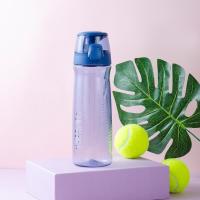 膳魔师(THERMOS)Tritan塑料水杯夏季男女运动瓶户外露营便携随行杯带提手茶杯TCSD海洋蓝700ml