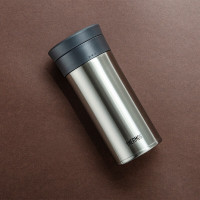膳魔师(THERMOS)保温杯不锈钢杯子办公便携商务泡茶杯生日礼物可定制刻字TCMA-400不锈钢色400ml