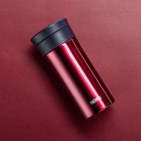 膳魔师(THERMOS)保温杯不锈钢杯子办公便携商务泡茶杯生日礼物可定制刻字TCMA-400红色400ml