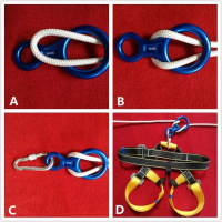华普思 8字环 钢丝芯火灾高楼消防救援逃生救生绳子高空作业防坠粗款安全绳