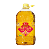 鲁花 香飘万家 5S压榨一级浓香花生油5L食用油家用