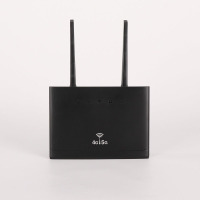 华普思可插卡全网通4G无线路由器 移动随身wifi家用宽带网络便携路由器黑色插槽数3