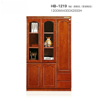 鹏畅经理职员办公室文件柜 木制办公档案文件柜 书柜办公室资料柜HB-1219右