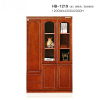 鹏畅经理职员办公室文件柜 木制办公档案文件柜 书柜办公室资料柜HB-1219左