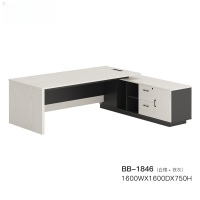鹏畅老板桌办公桌家具简约现代大班台总裁桌经理桌椅主管桌BB-1846-1.6米