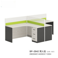 鹏畅屏风卡位办公桌简约现代家具职员桌椅组合办公卡座多人隔断BP-2842-2.8