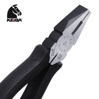 KEIBA马牌日本原装进口电工钳日式老虎钳P-106 6寸平咀钳(勿剪钢线)
