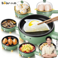 小熊(Bear)煎蛋器蒸蛋煮蛋器家用多功能迷你不粘锅插电小型煎锅高温自动断电宿舍早餐神器JDQ-C3011单层