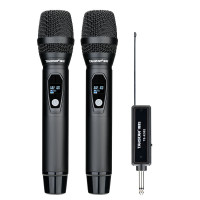 得胜(TAKSTAR)TS-K302无线麦克风 动圈麦克风吉他弹唱K歌唱歌户外音响会议舞台话筒 无线一拖二