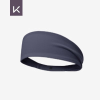 Keep运动宽发带瑜伽舞蹈运动健身吸汗透气束发带暗夜蓝