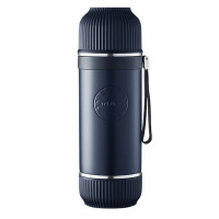 泰福高(TAFUCO)保温杯男女士316不锈钢泡茶水杯大容量商务便携车载办公室杯子和风随身杯T-1522-蓝色-500m