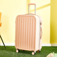 维多利亚旅行者高颜值小型轻便拉杆箱行李箱登机箱旅行箱888粉色20寸