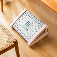 丽佳邦指压板按摩垫脚凳带滚轮脚底按摩凳家用沙发休闲踩脚凳搭脚踏板少女粉(专利产品&直播款)升降可调节