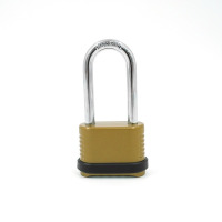 鹏畅锌合金密码挂锁厂家防盗锁家用大门宿舍箱子防水防锈挂锁底开锁具52mm新款875防滑长梁