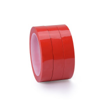 华普思彩色玛拉胶带 变压器绝缘耐高温胶带定位白板划线标识PET麦拉胶带红色;20mm宽66m长