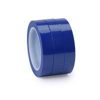 华普思彩色玛拉胶带 变压器绝缘耐高温胶带定位白板划线标识PET麦拉胶带蓝色;18mm宽66m长