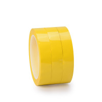 华普思彩色玛拉胶带 变压器绝缘耐高温胶带定位白板划线标识PET麦拉胶带深黄色;40mm宽66m长