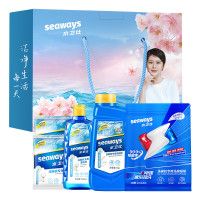 水卫士家居清洁礼盒套装油污清洁剂浴室清洁剂洗洁精消毒液洗衣液水卫仕 水卫仕洗碗机清洁5件套装AS08