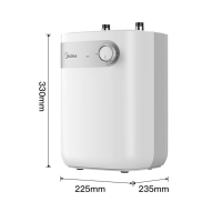 Midea美的1500W F05-15A2(S)小厨宝热水器5升迷你上出水蓝钻内胆安全防护小尺寸节能省电 机械 非智能