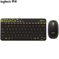罗技(Logitech)MK240 无线键鼠套装 办公键鼠套装 紧凑型 超长续航 带无线2.4G接收器 黑