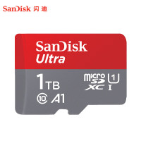 闪迪(SanDisk)1TB TF(MicroSD)内存卡 A1 U1 C10 至尊高速移动版存储卡 读速150MB/s