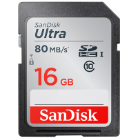 闪迪(SanDisk)16GB SD存储卡 C10 至尊高速版内存卡 读速80MB/s 捕捉全高清 数码相机理想伴侣