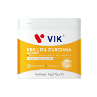 vik央央好物磷虾油姜黄60粒新西兰原装进口高纯度姜黄素98%高吸收