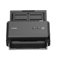 沧田扫描仪CTS-4520(45页90面/分钟)A4高速高清彩色双面自动馈纸办公文档发票卡片支持银河麒麟系统