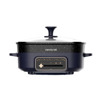 九阳(Joyoung) HG60-G650 多功能锅6L电火锅家用涮肉一体锅大容量电煮锅[夜宴蓝]
