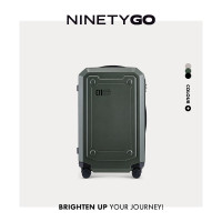 90分行李箱拉杆箱包撒哈拉休闲旅行箱可登机箱小型超轻密码箱 军绿色 25英寸 适用中长途/需托运