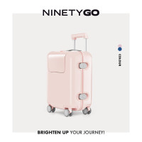 90分儿童行李箱可骑可坐可上飞机旅行箱拉杆箱儿童户外出游溜娃箱神车 樱花粉