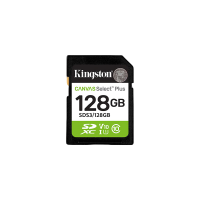 金士顿(Kingston)128GB SD存储卡 U1 V10 相机内存卡 支持4K 高速连拍 读速150MB/s