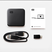 西部数据(WD) 1TB 移动固态硬盘(PSSD)Elements SE新元素 SSD type-c接口