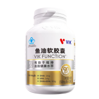 vik97%高纯深海鱼油软胶囊 rTG型3倍高吸收Omega-3加强调节血脂120粒