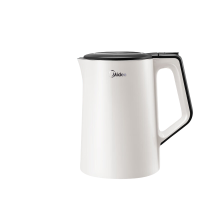 美的(Midea)电水壶大容量家用办公室烧水壶热水壶电热水壶双层防烫无缝全钢开水壶 线下同款 HJ1522 1.5L