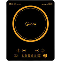 美的(Midea)电磁炉家用2200W大功率火锅炉带锅套装多功能爆炒炒菜火锅烧水大功率智能电磁灶 HT2218HM