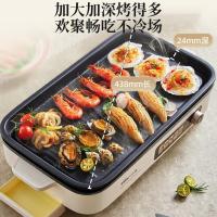 小熊(Bear)烤肉锅电烤盘电烤炉烧烤家用多功能电烧烤炉大功率分体式轻烟少油无级旋钮调温大烤肉盘DKL-Y15C1[15