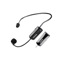 得胜(TAKSTAR)HM-200W小蜜蜂无线头戴麦克风教学导游会议演出耳麦 HM-200W黑色