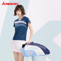 川崎2024川崎羽毛球包单肩时尚男款女款3只装专业大容量便携手提拍袋羽包3支装K1G00-B8361湛蓝