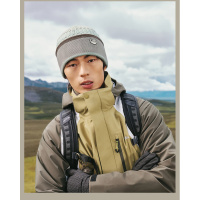 蕉下(beneunder)针织帽秋冬季宽松不闷头防寒防风男女士同款百搭PO45024 月凝灰