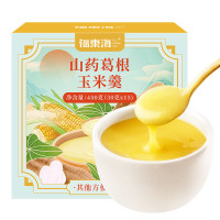 福东海 山药葛根玉米羹 玉米糊粗粮暖胃早餐冲饮即食玉米糊代餐粉(30克x15条) [独立小包]山药葛根玉米羹450g