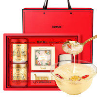 福东海 本草培植银耳80g礼盒 即食冲泡银耳羹早餐女性滋补品 礼物 [送礼佳品]有机本草银耳礼盒90g