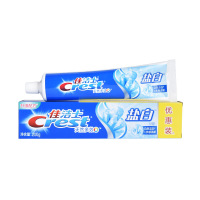 佳洁士牙膏正品清新口气天然草本盐白清洁牙齿去渍200g*3盐白 超大容量