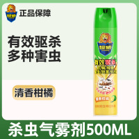 超威杀虫剂喷雾杀虫气雾剂喷务剂家用灭蚊子苍蝇跳蚤臭虫蟑螂药 柑橘香型500ml+玫瑰花香500ml