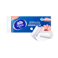 维达(Vinda)抽纸超韧面巾纸柔纸巾家用卫生纸擦手纸 10卷/提 780g*3