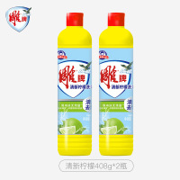 雕牌洗洁精家庭装家用大桶全效加浓强力厨房洗碗洗涤去油洗洁精清新柠檬408g*2瓶