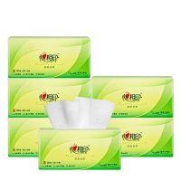 心相印抽纸茶语系列130抽三层餐巾纸卫生纸24包 130抽*24包