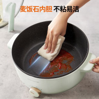 九阳(Joyoung)电火锅大容量多功能家用电煮锅 3档旋钮调火防烫把手电火锅 6升 HG60-G656