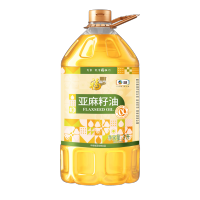 福临门 食用油 压榨一级亚麻籽油3L