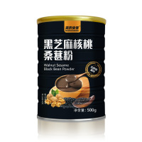 美粥黑芝麻核桃桑葚粉芝麻糊黑芝麻粉黑豆粉不加蔗糖芝麻糊500克无蔗糖款500克